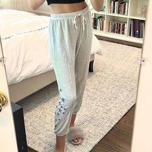 Light Grey Sweats with Star Detail (size S/XS)